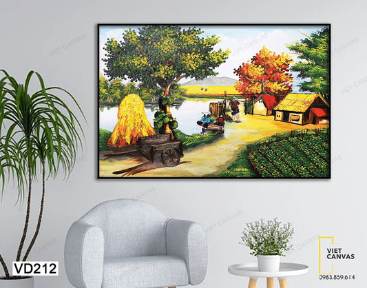 Tranh Miền Quê Yên Bình - VD212