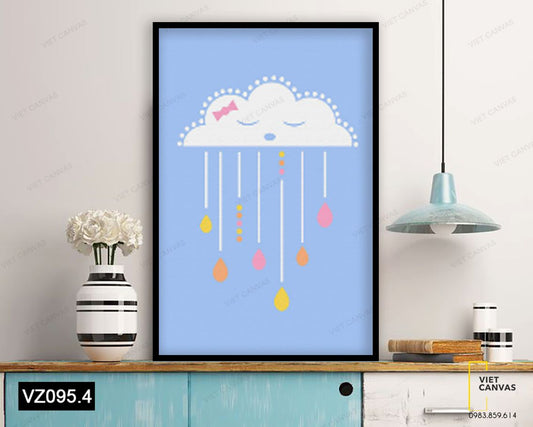 Tranh Mây Và Mưa - VZ095.4