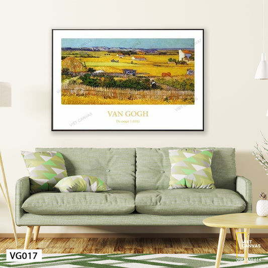 Tranh Mùa Gặt, Van Gogh - VG017