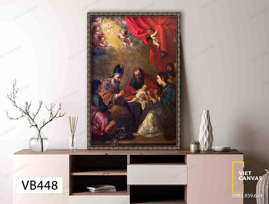 Tranh Gia Đình Quây Quần - VB448