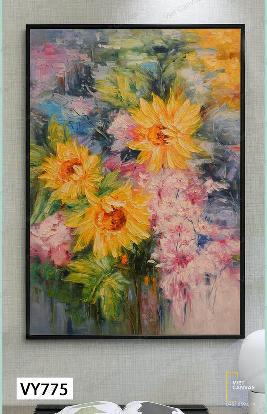 Tranh Những Bông Hoa Rực Rỡ - VY775