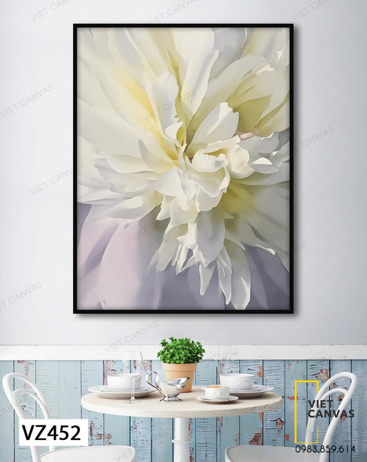 Tranh Những Cánh Hoa Trắng Tinh Khôi - VZ452
