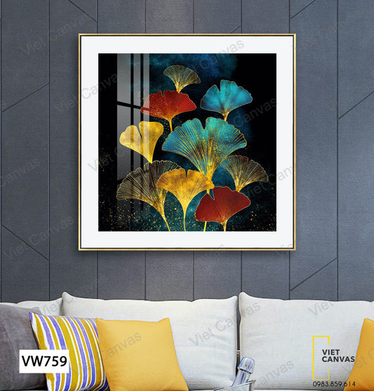 Tranh Những Chiếc Lá Nghệ Thuật - VW759