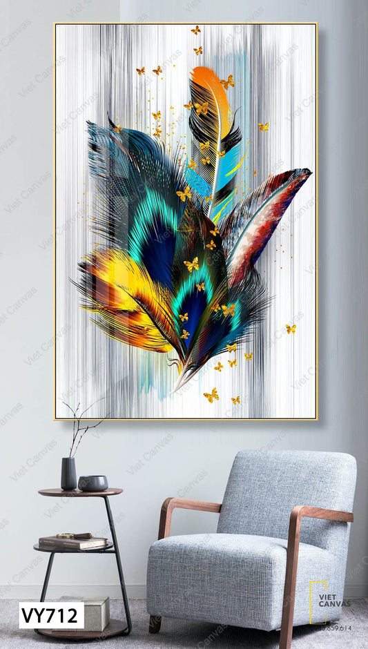 Tranh Những Chiếc Lông Vũ - VY712