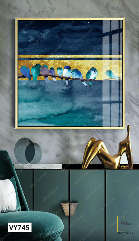 Tranh Những Chú Chim Dễ Thương - VY745