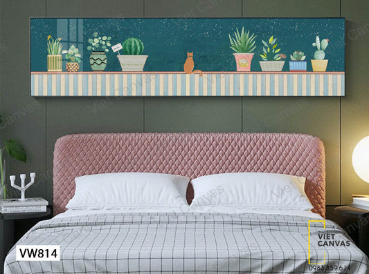 Tranh Những Lọ Cây Dễ Thương - VW814