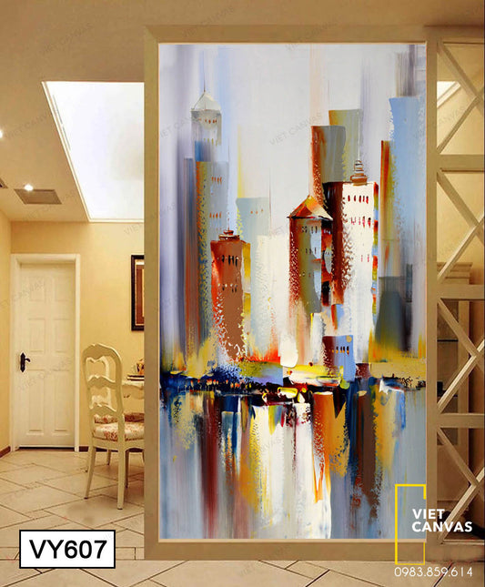 Tranh Những Tòa Nhà Cao Vút - VY607