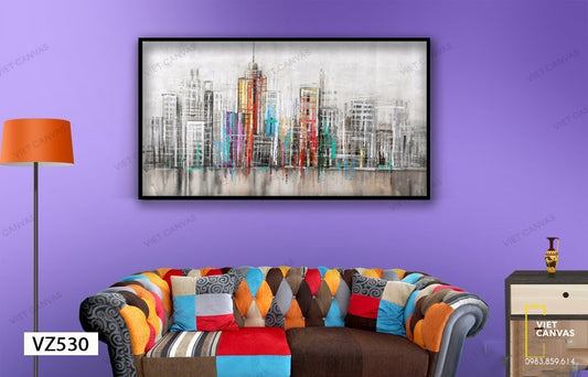 Tranh Những Toà Nhà Cổ Xưa - VZ530