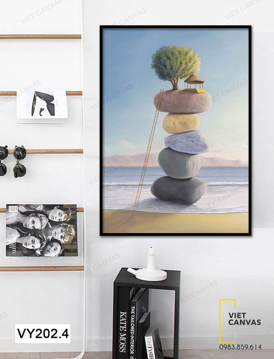 Tranh Những Viên Đá Tạo Hình Dễ Thương - VY202.4