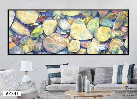 Tranh Những Viên Đá Sắc Màu - VZ331