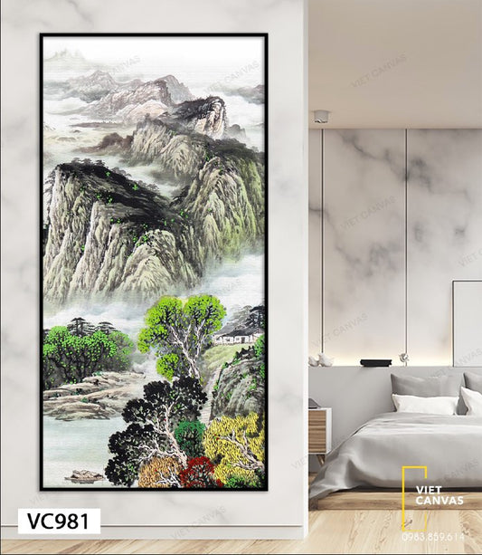 Tranh Núi Rừng Bát Ngát - VC981