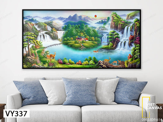 Tranh Phong Cảnh Núi Rừng - VY337