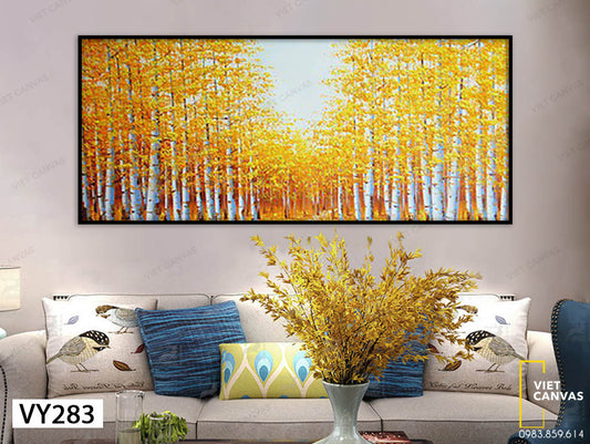 Tranh Rừng Cây Lá Vàng - VY283