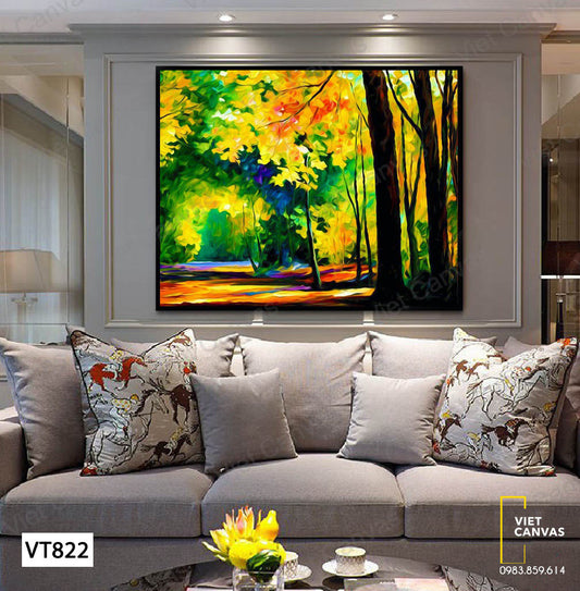 Tranh Rừng Cây Mùa Thu - VT822