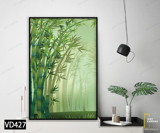 Tranh Rừng Tre Bạt Ngàn - VD427