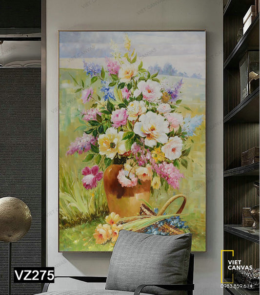 Tranh Sắc Hoa Tỏa Hương - VZ275