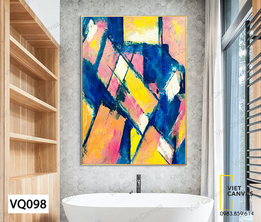 Tranh Sắc Màu Trừu Tượng - VQ098