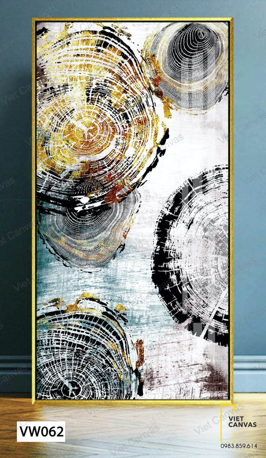 Tranh Sắc Màu Vân Gỗ - VW062