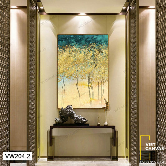 Tranh Rừng Cây Lá Vàng - VW204.2