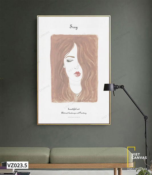 Tranh Cô Gái - VZ023.5