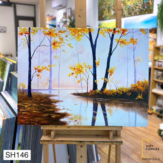 Tranh Sơn Dầu Mùa Thu - SH146