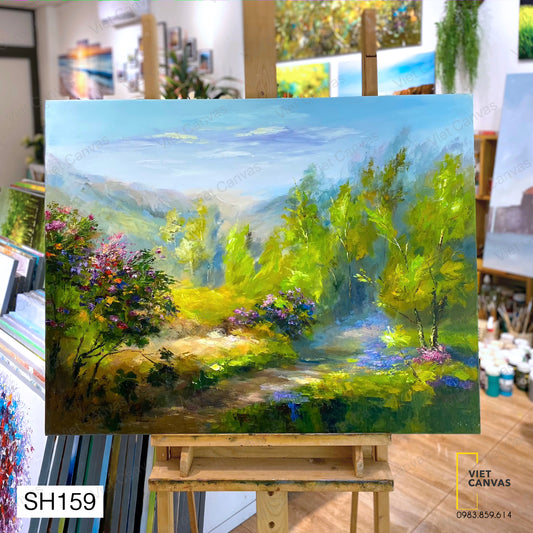 Tranh Sơn Dầu Phong Cảnh Thiên Nhiên - SH159