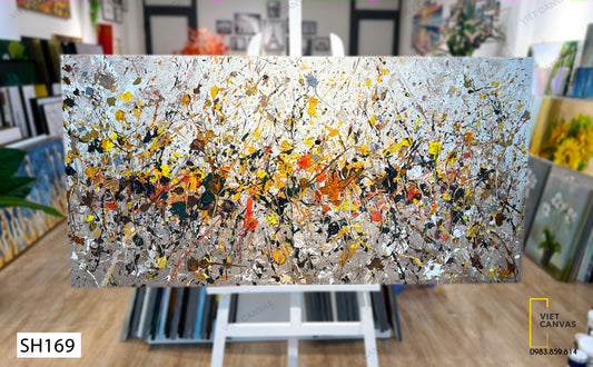 Tranh Sơn Dầu Trừu Tượng - SH169