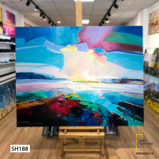 Tranh Sơn Dầu Cánh Đồng Hạ - SH188