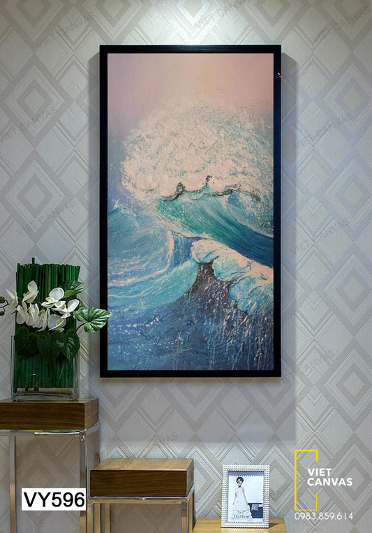 Tranh Sóng Xô Cuồn Cuộn - VY596