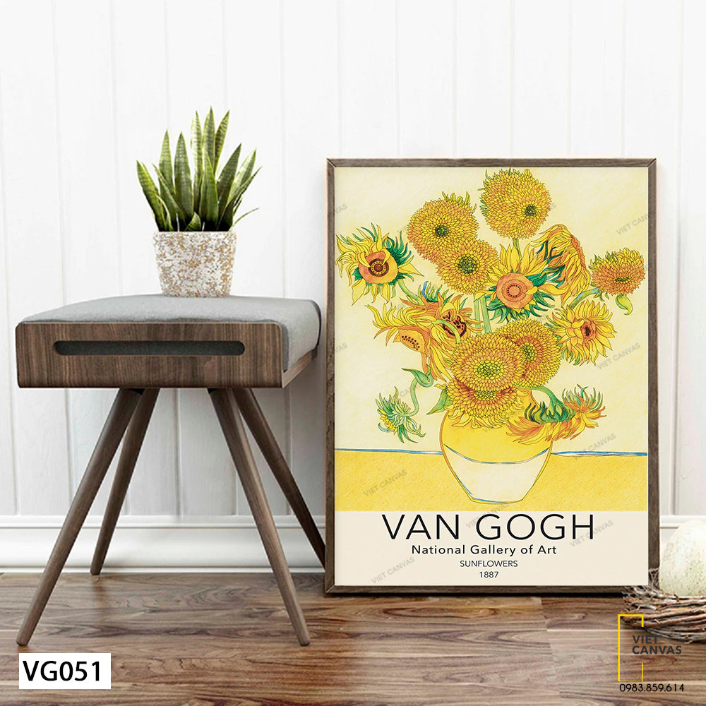Tranh Sunflower Van Gogh - VG051