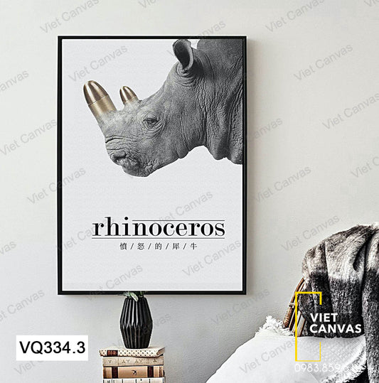 Tranh Tê Giác - VQ334.3