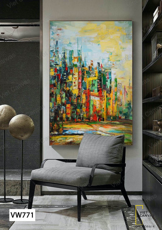 Tranh Thành Phố Nghệ Thuật - VW771