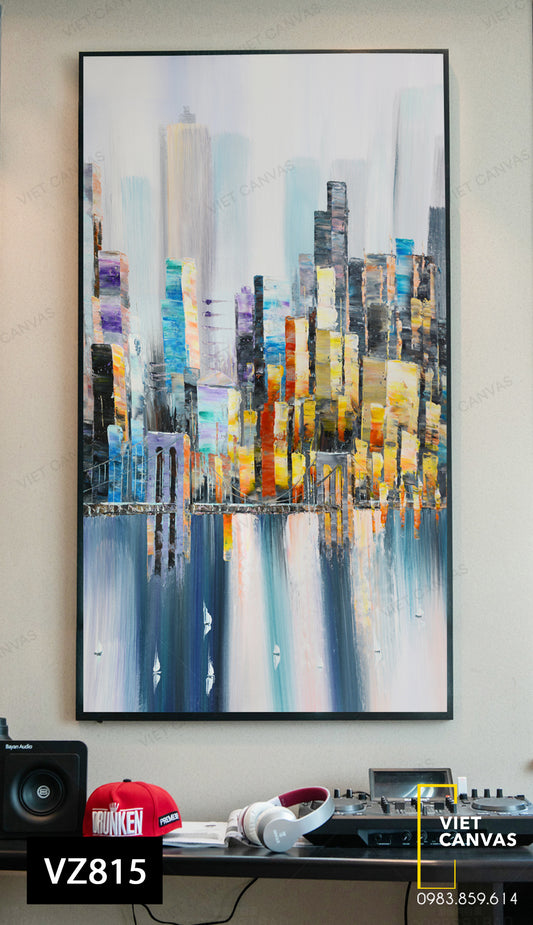 Tranh Thành Phố Sắc Màu - VZ815