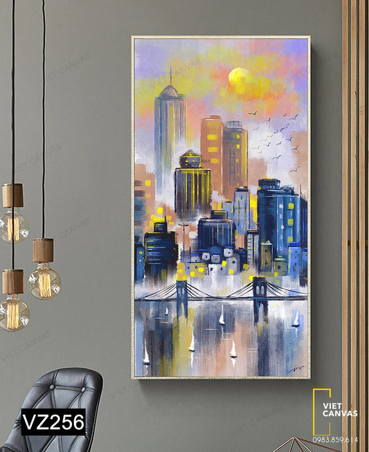 Tranh Thành Phố Lung Linh - VZ256