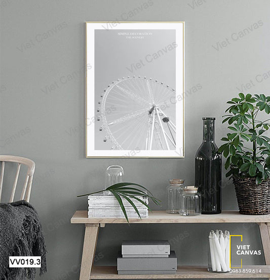 Tranh Vòng Xoay Giữa Bầu Trời - VV019.3