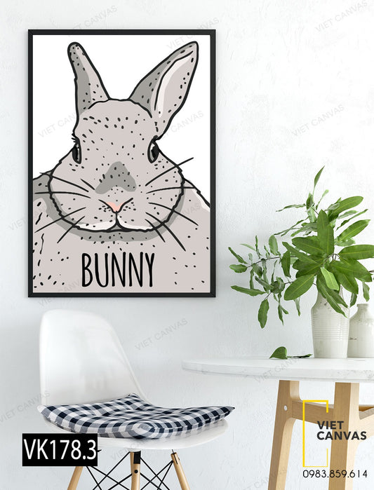 Tranh Con Vật Ngộ Nghĩnh - VK178.3