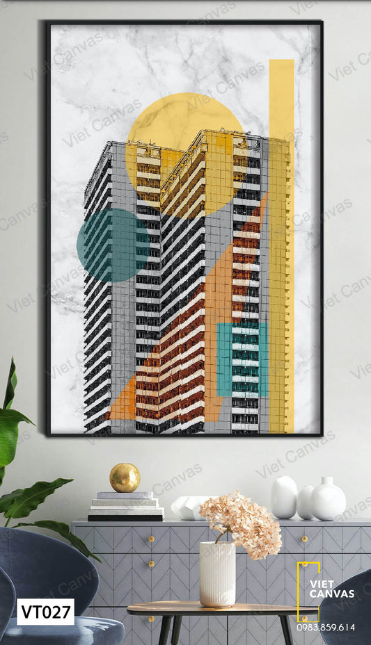Tranh Tòa Nhà Cao Tầng - VT027