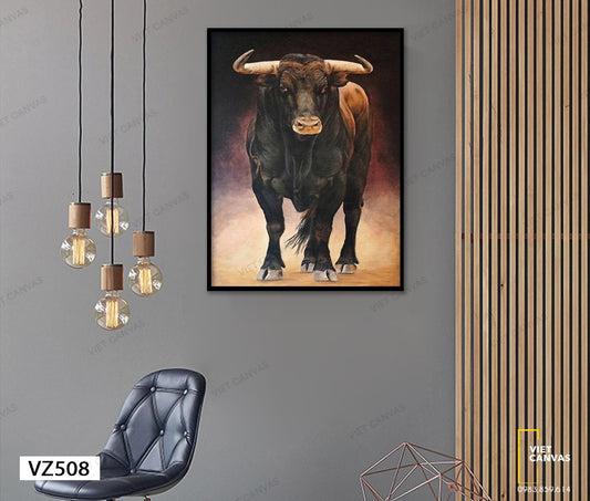 Tranh Trâu Rừng Châu Phi - VZ508