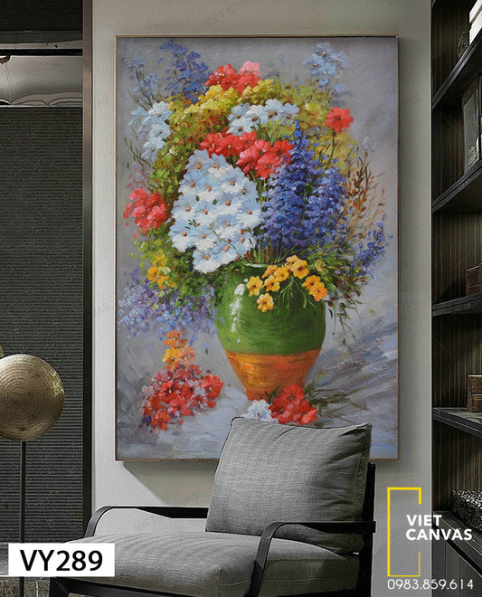 Tranh Lọ Hoa Khoe Sắc - VY289