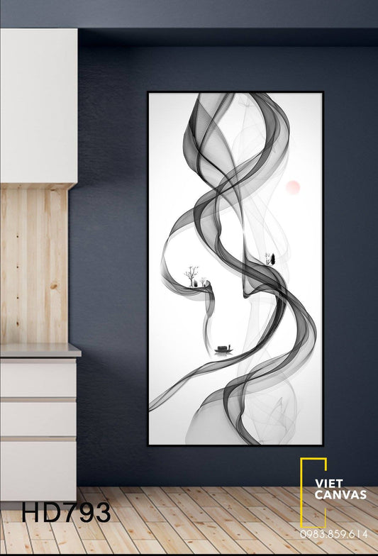 Tranh Vệt Đen Lượn Sóng - HD793