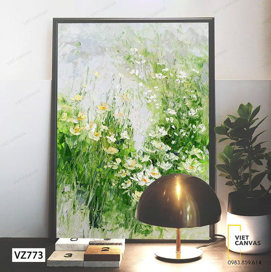 Tranh Vườn Cúc Họa Mi - VZ773