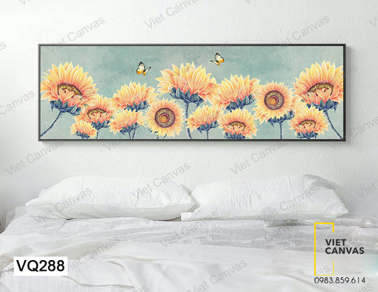 Tranh Vườn Hoa Hướng Dương - VQ288