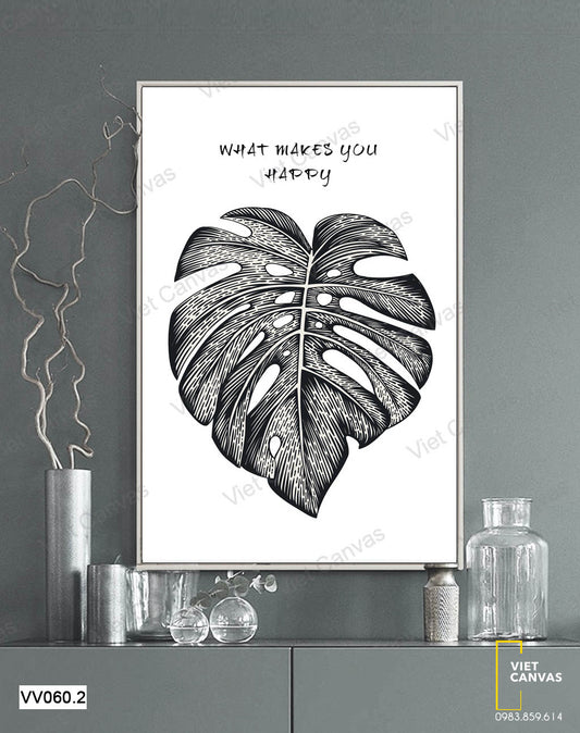 Tranh Lá Cây - VV060.2