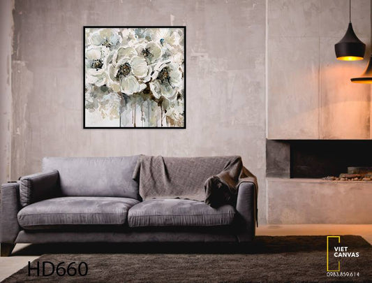 Tranh White Flower - HD660