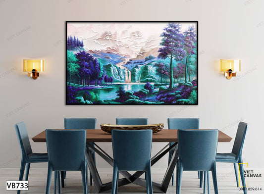 Tranh Khu Rừng Xanh - VB733