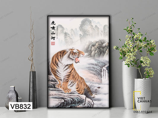Tranh Hổ Lên Núi - VB832