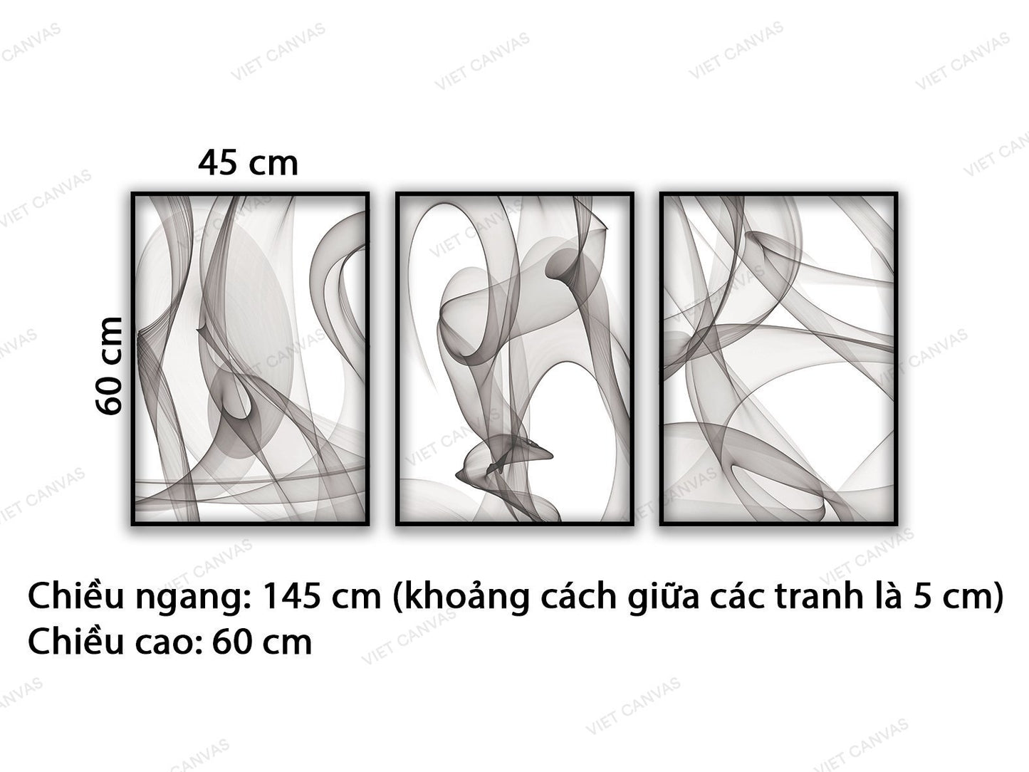 Bộ 3 Tranh Trừu Tượng - VB775