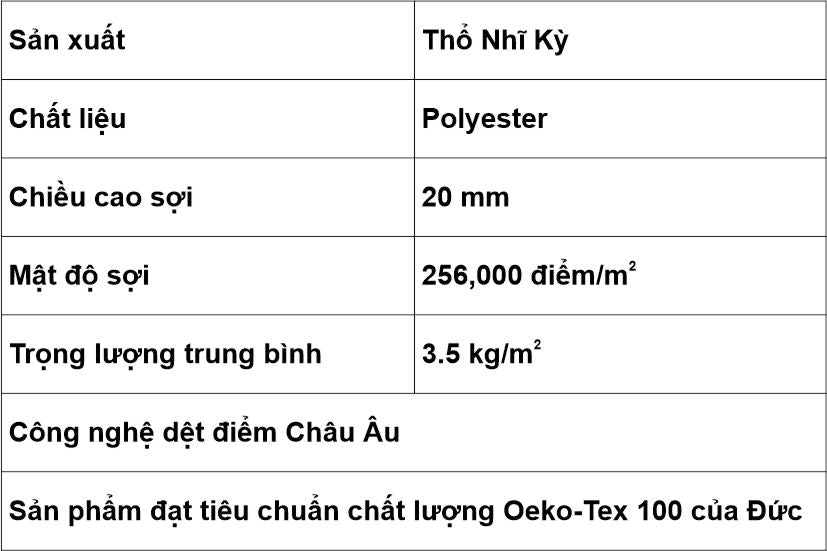 Thảm Sợi Ngắn - B0051