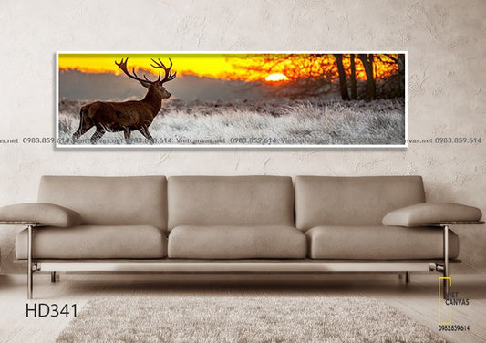 Tranh Hươu Trong Rừng - HD341