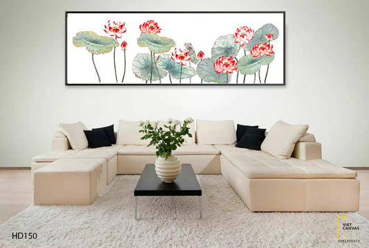 Tranh Hoa Sen Nghệ Thuật - HD150